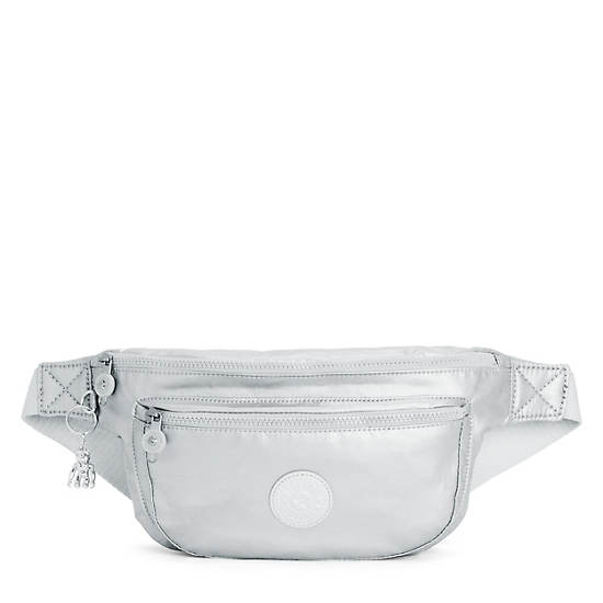 Bolsas Kipling Yasemina Extra Large Metallic Cintura Pack Plateados | MX 2173OK